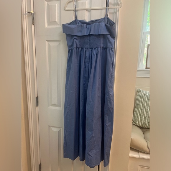 Zara Blue Cotton Dress with Adjustable & Removable
Straps Size M - Picture 6 of 8